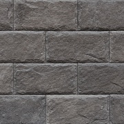 Искусственный камень Atlas Stone Цитадель темно-серый (10 шт.=0,8 кв.м)