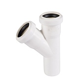 Тройник Ostendorf HTEA d40 мм 45° пластиковый белый для внутренней канализации (559610) Тройник Ostendorf HTEA d40 мм 45° пластиковый белый для внутренней канализации (559610)