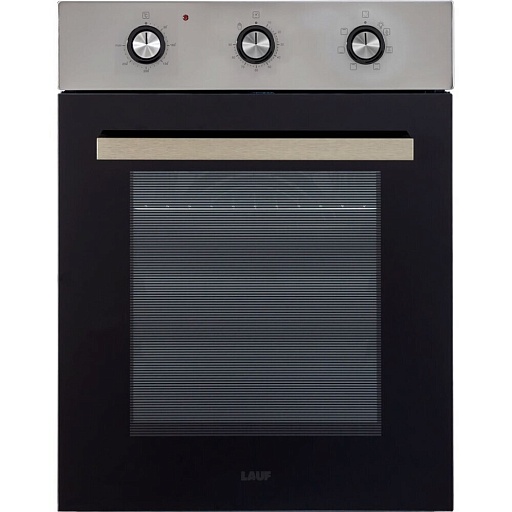 Духовой шкаф газовый встраиваемый Lauf DE-465 450 мм металлик/черный
