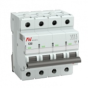 Автоматический выключатель EKF Averes AV-10 4P 32А тип C 10 кА 400 В на DIN-рейку (mcb10-4-32C-av)