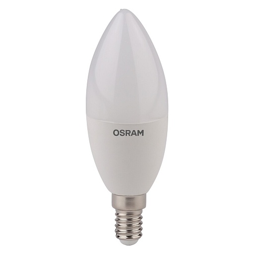Лампа светодиодная Osram LED Star E14 3000К 7,5 Вт 806 Лм 220-240 В свеча матовая