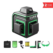 Уровень лазерный ADA Cube 3-360 Green Home Edition (А00566)