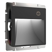 Подсветка для лестниц встраиваемая светодиодная черная 1 Вт 3300-6500К IP20 Werkel (a062471)