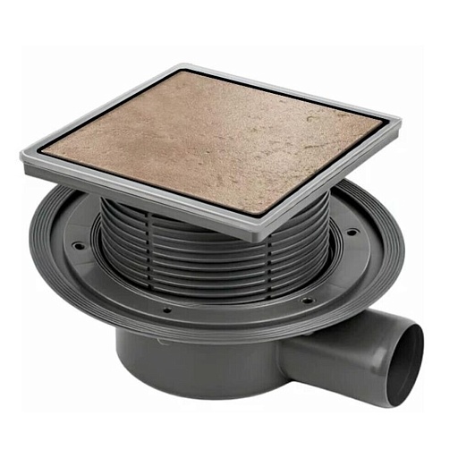 Трап душевой горизонтальный Bettoserb Designer Beauty с комбинированным затвором 150х150 мм d50 мм (13000085B)  Трап душевой горизонтальный Bettoserb Designer Beauty с комбинированным затвором 150х150 мм d50 мм (13000085B)