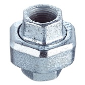 Муфта разъемная Gebo (330-4V) 1/2 ВР(г) х 1/2 ВР(г) с накидной гайкой чугунная оцинкованная Муфта разъемная Gebo (330-4V) 1/2 ВР(г) х 1/2 ВР(г) с накидной гайкой чугунная оцинкованная