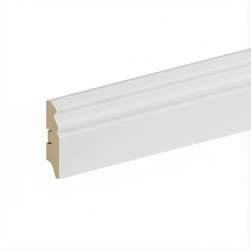 Плинтус МДФ Stella белый 70х16х2000 мм Плинтус МДФ Stella белый 70х16х2000 мм