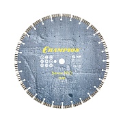 Диск алмазный по бетону Champion Concrete Crunch Pro 400x25,4x12 мм турбосегментный мокрый/сухой рез (C1601) Диск алмазный по бетону Champion Concrete Crunch Pro 400x25,4x12 мм турбосегментный мокрый/сухой рез (C1601)