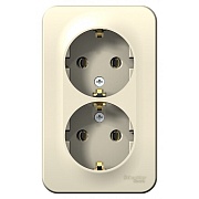 Розетка Systeme Electric Blanca накладная молочная (BLNRA010202)