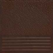 Керамогранит Клинкерная ступень Керамин Каир 4 коричневая 298x298x8 мм (15 шт.=1,33 кв.м)
