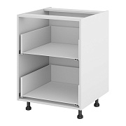 Кухонный шкаф напольный 60х72х56 см белый 2 ящика