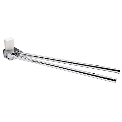 Полотенцедержатель WasserKraft Leine K-5000 White 430 мм двойной поворотный на шуруп пластик/металл хром (K-5031W) Полотенцедержатель WasserKraft Leine K-5000 White 430 мм двойной поворотный на шуруп пластик/металл хром (K-5031W)