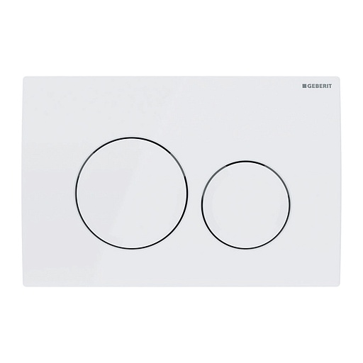 Клавиша смыва для инсталляций Geberit Delta 20 белая (115.127.11.1)