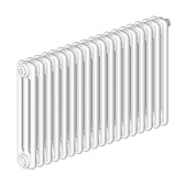 Радиатор стальной трубчатый Irsap Tesi 3 365х810 мм 1/2 18 секций боковое подключение белый