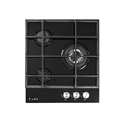 Варочная панель газовая Lex GVG 431 3 конфорки черная Варочная панель газовая Lex GVG 431 3 конфорки черная