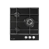 Варочная панель газовая Lex GVG 431 3 конфорки черная Варочная панель газовая Lex GVG 431 3 конфорки черная