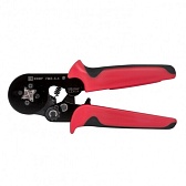 Пресс-клещи EKF Expert для обжима втулочных наконечников 0,25-6 кв.мм (pkv-6-4-exp) Пресс-клещи EKF Expert для обжима втулочных наконечников 0,25-6 кв.мм (pkv-6-4-exp)