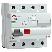 УЗО EKF Averes DV 25А 3P+N тип A 30 мА 10 кА (rccb-4-25-30-a-av)