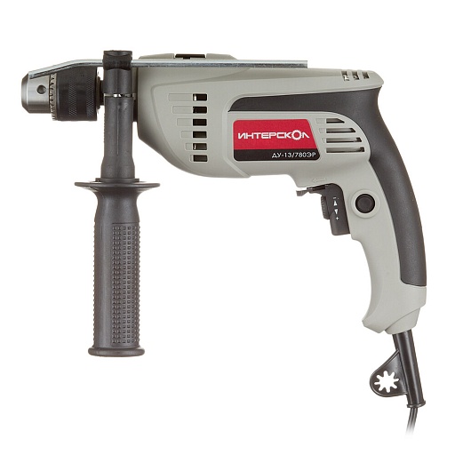 Дрель сетевая ударная Интерскол ДУ-13/780ЭР 780 Вт ключевой патрон (421.1.0.30)