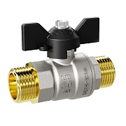 Кран шаровой латунный LD Pride 1/2 НР(ш) х 1/2 НР(ш) бабочка прямой (LD 47.314.15) Кран шаровой латунный LD Pride 1/2 НР(ш) х 1/2 НР(ш) бабочка прямой (LD 47.314.15)