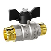 Кран шаровой латунный LD Pride 1/2 НР(ш) х 1/2 НР(ш) бабочка прямой (LD 47.314.15) Кран шаровой латунный LD Pride 1/2 НР(ш) х 1/2 НР(ш) бабочка прямой (LD 47.314.15)