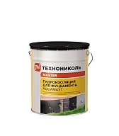Мастика битумная для фундамента Технониколь АкваМаст 18 кг Мастика битумная для фундамента Технониколь АкваМаст 18 кг