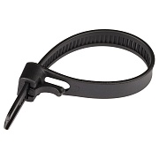 Стяжка кабельная Европартнер 200х7,5 мм многоразовая нейлоновая черная (15 шт.) Стяжка кабельная Европартнер 200х7,5 мм многоразовая нейлоновая черная (15 шт.)