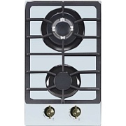 Варочная панель газовая Lauf PG-304WH classic 2 конфорки белая