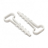 Дюбель-хомут для плоского кабеля PROxima 6-14 мм белый (100 шт.) (plc-cd1-6x14w)