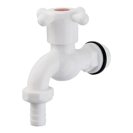 Кран шаровой 1/2 MasterProf пластиковый (ДС.060141)