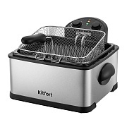 Фритюрница Kitfort КТ-6538 серая/черная