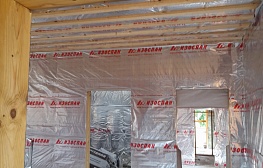 Гидро-пароизоляция Изоспан FS отражающая пленка 70 кв. м - фотография 6