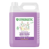 Средство Synergetic для мытья пола концентрат с антибактериальным эффектом горная лаванда 5 л