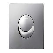 Клавиша смыва для инсталляций Abber пневматическая хром глянцевый (AC0125)