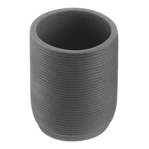 Стакан для ванной Fora Twister Black настольный полирезин черный (FOR-TWR044BL) Стакан для ванной Fora Twister Black настольный полирезин черный (FOR-TWR044BL)