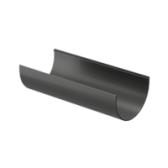 Docke STANDARD Желоб водосточный 120 мм * 3м (Серый 7024)