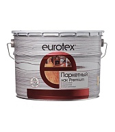 Лак алкидно-уретановый паркетный Eurotex Premium бесцветный 10 л полуматовый Лак алкидно-уретановый паркетный Eurotex Premium бесцветный 10 л полуматовый