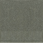 Керамогранит Керамогранит ступень Mito Milton темно-серый 298х298х8 мм (13 шт.=1,154 кв.м)