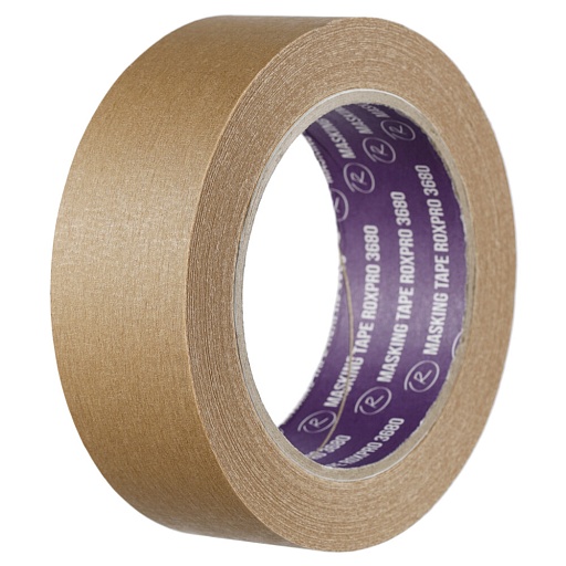 Лента малярная RoxelPro RoxPro 3680 коричневая 36 мм 40 м (305838R)