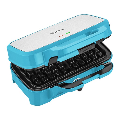 Вафельница Kitfort КТ-5602 голубая