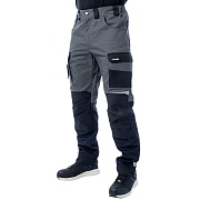 Брюки рабочие Brodeks KS302 54 рост 182-188 см графит серо-черный