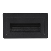 Подсветка для лестниц встраиваемая светодиодная черная 3 Вт 4200К IP65 Arte Lamp Piazza (A7223IN-1BK)