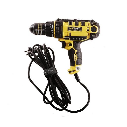 Дрель-шуруповерт сетевая Hanskonner HID2145P 450 Вт быстрозажимной патрон