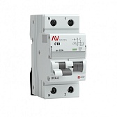 Автомат дифференциальный EKF Averes DVA-6 10А 1P+N тип AC 100 мА 6 кА (rcbo6-1pn-10C-100-ac-av)