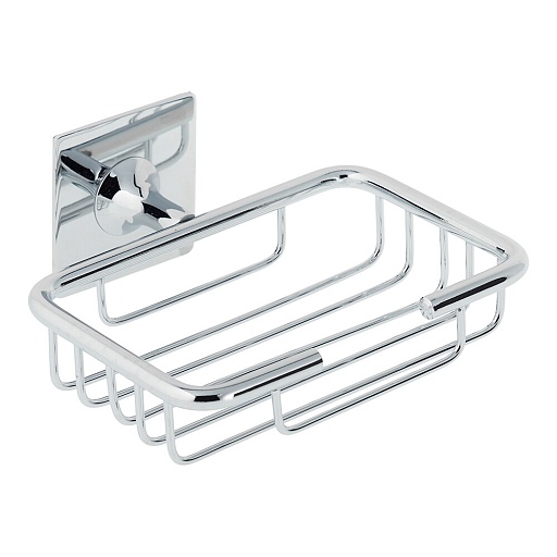 Мыльница для ванной Kleber Expert с держателем металл хром (KLE-EX034) Мыльница для ванной Kleber Expert с держателем металл хром (KLE-EX034)