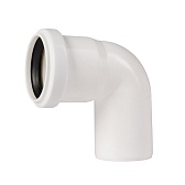 Отвод Ostendorf HTB d50 мм 87° пластиковый белый для внутренней канализации