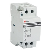 Контактор модульный EKF PROxima КМ (km-2-50-20) 220 В 50 А тип AC 2NО