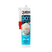 Клей-герметик гибридный Quelyd 007 для влажных помещений белый 280 мл
