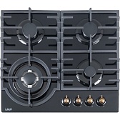 Варочная панель газовая Lauf PG-619BL classic 4 конфорки черная