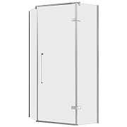 Душевой уголок Abber Ewiges Wasser хром 100х100х195 см пятиугольник стекло прозрачное 6 мм (AG05100)