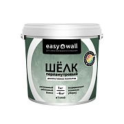Декоративное покрытие Bayramix Easy Wall Перламутровый шелк белая 1 кг